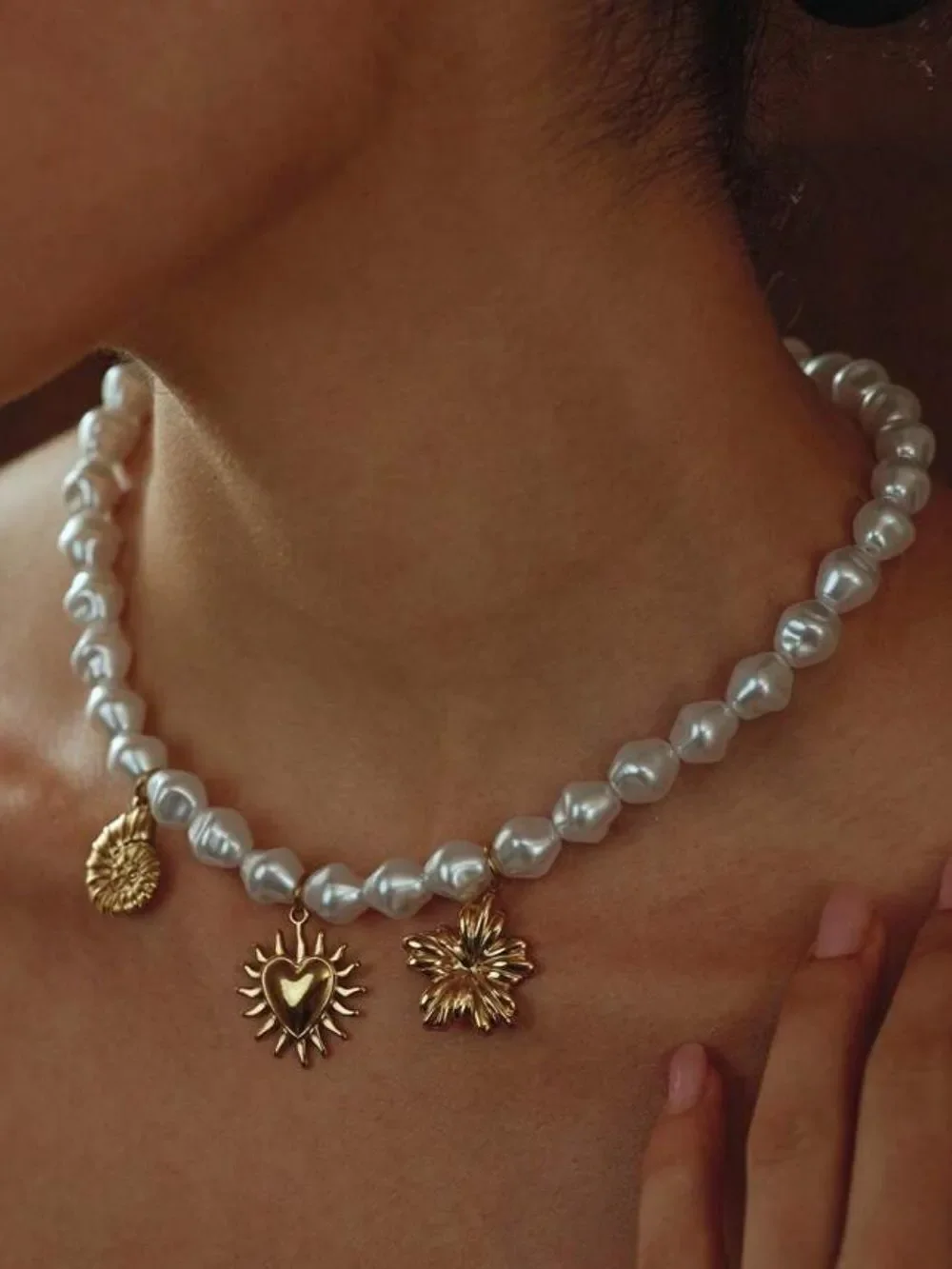 Pearl Choker Necklace S1407